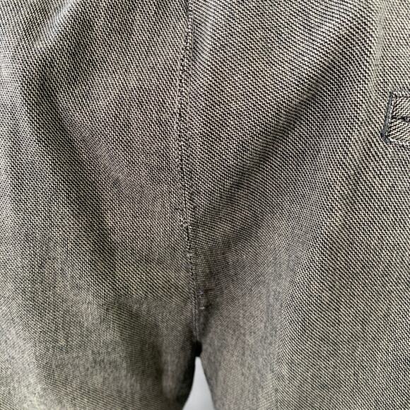 DANIELE ALESSANDRINI Size 34 Grey Twill Cotton Flat Front Dress Pants - Picture 4 of 7